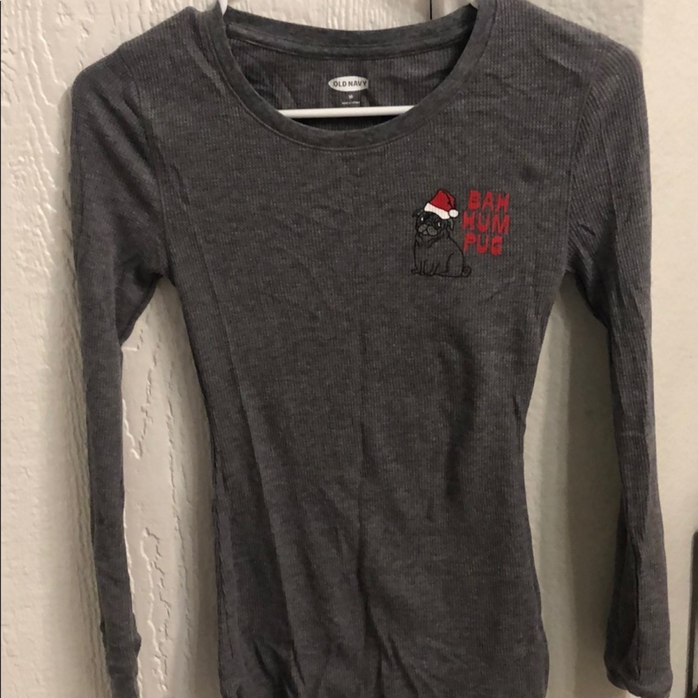 Old navy gray long sleeve shirt/ sleepwear